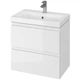 Тумба с умывальником CERSANIT Moduo Set B04 60x62x38см подвесная белая SZFZ1003796661 - изображение 1