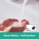 Cмеситель для умывальника однорычажный HANSGROHE Tecturis S CoolStart EcoSmart+ белый металл 73341700 - изображение 4