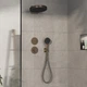 Внешняя часть смесителя без скрытой части HANSGROHE ShowerSelect Comfort S бронза латунь 155x155мм 15562140 - изображение 3