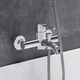 Cмеситель для ванны однорычажный с коротким изливом DAMIXA Scandinavian Pure хром нержавеющая сталь 361000000 - изображение 2