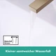Змішувач для умивальника із високим виливом HANSGROHE Tecturis E CoolStart EcoSmart+ бронза метал 73072140 - зображення 6
