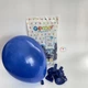 Повітряні Кульки 10" BLUE( синій) Упаковка 100 шт GEMAR - зображення 2