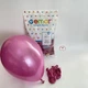 Воздушные Шарики 10" FUCHSIA МЕТАЛЛИК Упаковка 100 шт GEMAR - изображение 2