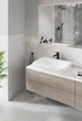 Cмеситель для умывальника с высоким изливом GROHE Cubeo черный латунь 1017292430 - изображение 2