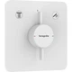 Внешняя часть смесителя без скрытой части HANSGROHE DuoTurn Q белый металл 155x155мм 75414700 - изображение 1