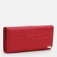Кошелек женский из искусственной кожи для карточек Laras K10CXTWLG03r Красный (ROZ6501057410) - изображение 3
