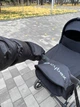 Муфта перчатки раздельные черного цвета, с вышивкой CYBEX, на коляску или санки, на черном флисе - изображение 10