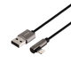 Кабель USB Lightning BASEUS CALCS-A01 Legend Elbow 2,4A 2м чорний - изображение 1