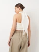 Кроп топ женский Zara 4043/263 M Белый (04043263250030) - изображение 2