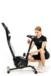 Велотренажер механический Besport BS-1430 EasyRide до 110 кг черно-желтый - изображение 9