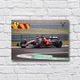 Деревянный постер «Льюис Хэмилтон за рулем Ferrari» 210х297 мм - изображение 1