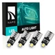 Комплект світлодіодних ламп NAPO LED T10-3030-2smd W5W T10 колір світіння білий 4 шт - зображення 1
