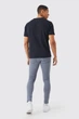 Джинси boohoo Super Skinny Stretch Ripped Knee Сірий 32 BMM57809 - изображение 2