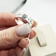 Кольцо серебряное "Руны" 18,5 5,44 г - изображение 3