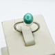 Кольцо серебряное с малахитом 19 2,48 г - изображение 3