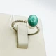 Кольцо серебряное с малахитом 19 2,48 г - изображение 5