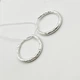 Сережки-кольца серебряные d=19 mm 1,65 г - изображение 2