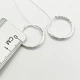 Сережки-кольца серебряные d=19 mm 1,65 г - изображение 3