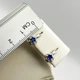 Сережки серебряные с сапфиром альпинитом 1,5 г - изображение 4