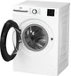 Beko Пральна машина фронтальна, 9кг, 1200, A+++, 55см, дисплей, інвертор, пара, білий - изображение 4