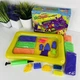 Детский набор Danko Toys Кинетический песок "KidSand" 1200 г+песочница 7*19*26см (KS-02-02U) - изображение 1
