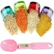 Электронная мерная ложка-весы с LCD экраном Digital Spoon Scale, 500 г, Розовый - изображение 5