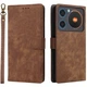 Чохол-книжка Deexe Delta Book для ZTE Nubia Music - Brown - зображення 1