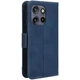 Чохол-книжка з кишеньками Deexe Wallet Stand для Motorola Edge 50 Neo / Edge 60 Neo - Blue - зображення 7