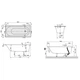 Ванна Villeroy&Boch OBERON 180*80см у комплекті з ніжками (UBQ180OBE2V-01) - изображение 2