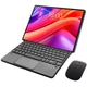 Клавиатура-подставка беспроводная Smart Keyboard + Мышка для Teclast T65 Max Ru+En Black - изображение 1