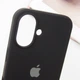 Чехол на Apple iPhone 16 Plus / для айфон 16+ плюс силикон Черный / Black - изображение 5