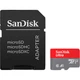 Карта пам'яті SanDisk microSDXC 128GB UHS-I U1 Class 10 V30 A1 Ultra + SD adapter (SDSQUAB-128G-GN6IA) [122146] - зображення 1
