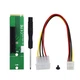 Перехідник NGFF M2 M.2 до PCI-E 4x 1x через райзер Riser адаптер для майнінгу 77042 - изображение 1