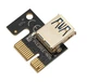 Райзер Sata 6 Pin v009S Plus USB 3.0 PCI-E 1X - 16X Riser для видеокарт 60см, 77046 - изображение 2