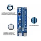 Райзер 6 pin v006C USB 3.0 PCI-E 1X - 16X Riser для відеокарт 60см 77092 - изображение 2
