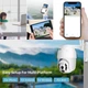 Уличная IP камера видеонаблюдения UKC CAMERA V360 PRO WIFI IP 360/90 2.0mp поворотная с удаленным доступом - изображение 4