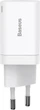 Зарядний пристрій Baseus Super Si Pro Quick Charger C+U 30W White (CCSUPP-E02) - изображение 1
