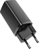 Мережевий зарядний пристрій Baseus GaN2 Lite Quick Charger C+U 65W EU Black (CCGAN2L-B01) - изображение 2
