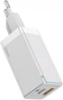 Мережевий зарядний пристрій Baseus GaN2 Lite Quick Charger C+U 65W EU White (CCGAN2L-B02) - изображение 3