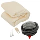 Фітбол м'яч для фітнесу сатин ø75см BLOOM LB7051-75 Anti-Burst (PVC, Коричневий, ABS технологія) - зображення 5
