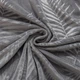 Чохол на крісло, диван, еластичний велюр, оксамит Domidekor Palm leaves, сірий 235-300 см (3816) - изображение 8