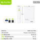 ИБП для маршрутизатора Bavin PC037 PRO 10000mAh-37WH 12V White (Y-PC037-PRO-WH) - изображение 7