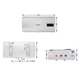 Бойлер Thermo Alliance 50 л плоский горизонтальный мокрый тэн (DT50H20G(PD) - изображение 2