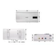 Бойлер Thermo Alliance 80 л плоский горизонтальный мокрый тэн (DT80H20G(PD) - изображение 2