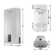 Бойлер Thermo Alliance 80 л плоский сухой тэн (DT80V20G(PD)-D/2) - изображение 2