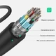 Кабель перехідник Ugreen Micro HDMI штекер - HDMI 2.0 роз'єм 4K/60 Гц у PVC обплетенні, 22 см, чорний (97461493) - зображення 5