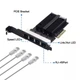 Сетевая карта RJ45 PCIe 2.5G Ethernet Intel I226-V 4 порта PCIe 2.1 - изображение 3