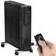 Масляный обогреватель Trotec TRH 25 E 2500W Black - изображение 5