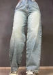 Джинси жіночі I8 52428 Skater Jeans банани висока посадка варка з жатим ефектом косі кишені 27 блакитні - зображення 5