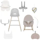 Стілець для годування 4 в 1 Lionelo DALIA SET GREY STONE - зображення 2